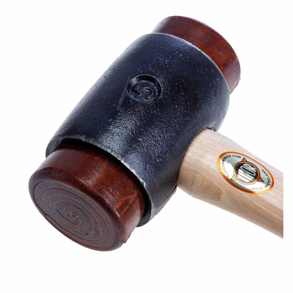 Thor Black Buffalo Leather Hammer with Iron and Wood Details – 2