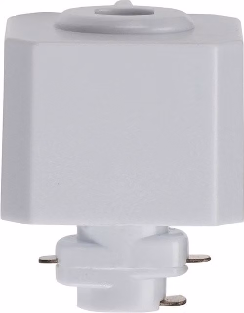 Loops Commercial Track Lighting Pendant Adaptor in White Plastic for Rail Systems