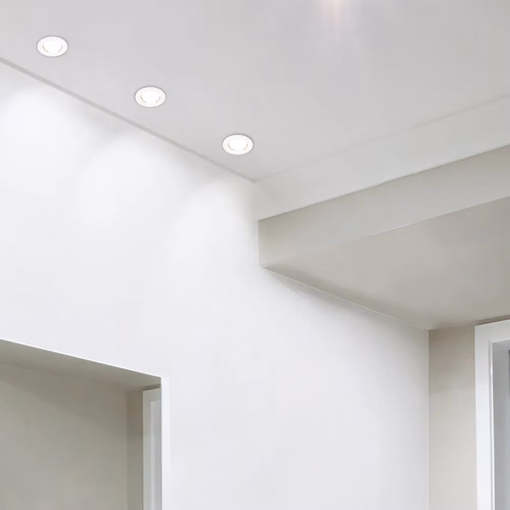 ValueLights White Fire Rated Metal Ceiling Downlight Single Pack – 2