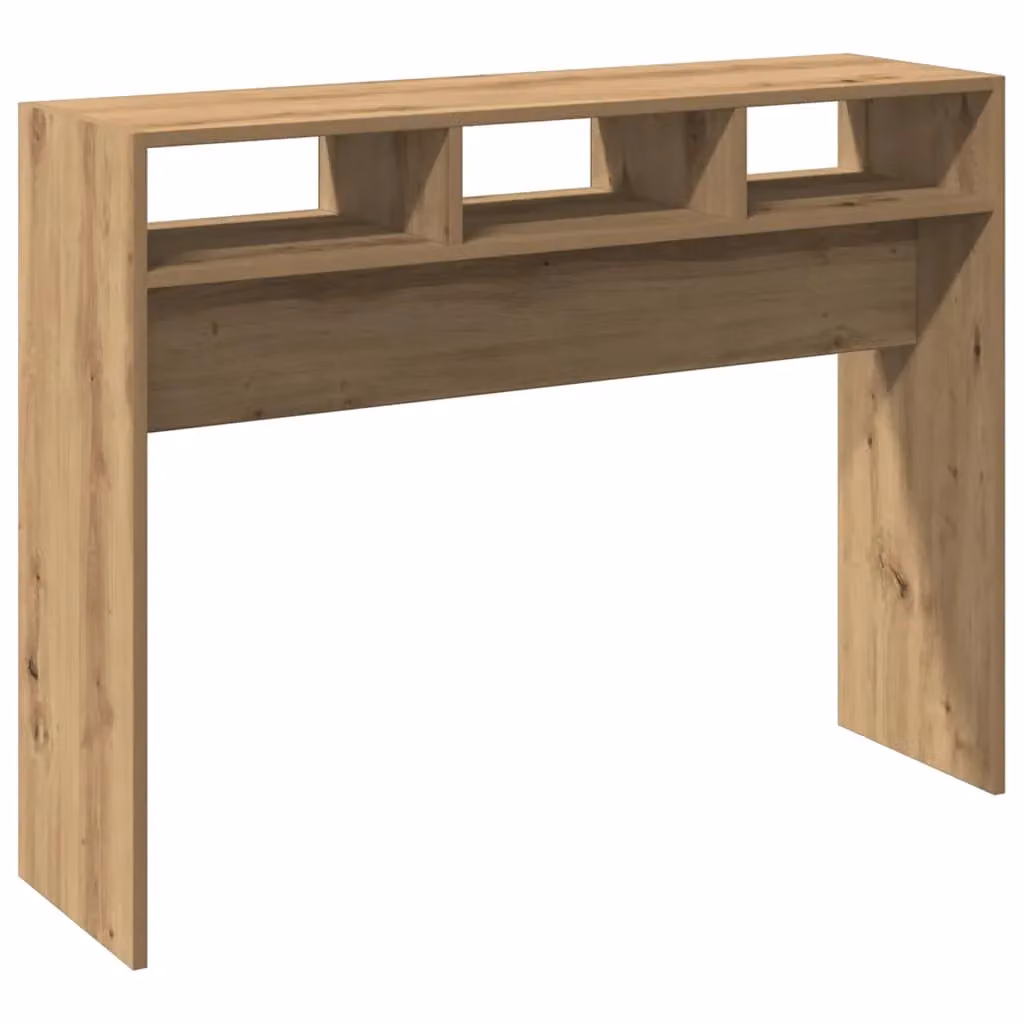 Berkfield Home Artisan Oak Console Table in Brown, W/D/H: 105 x 30 x 80 cm – 2