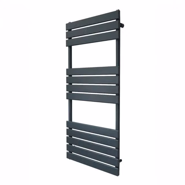 Monstershop Steel Flat Panel Towel Radiator in Anthracite Grey, H 120 cm x W 50 cm – 1