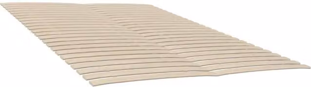 Berkfield Home Set of 2 Slatted Bed Bases with 48 Wood Slats, W/D/H: 70 x 200 x 5 cm, Light Brown