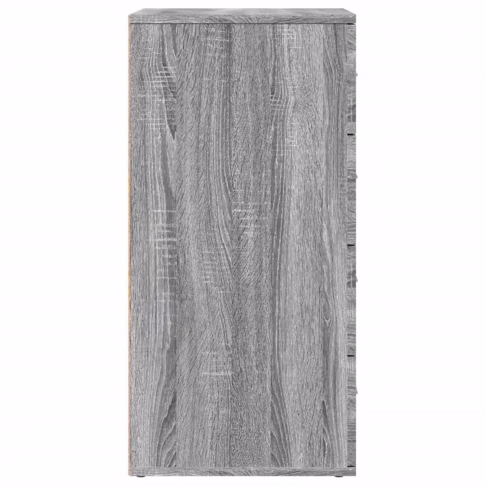 Berkfield Home Set of 2 Grey Sonoma Sideboards, W/D/H: 60 x 39 x 80 cm – 2