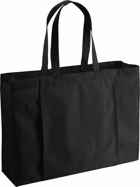 Westford Mill EarthAware Yoga Tote Bag in Black, W/D/H: 36.0 x 13.0 x 13.0 cm