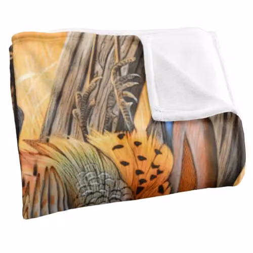 JQ Licensing Labrador Hunting Dog Super Soft Fleece Throw Blanket, White, W/D/H: 152 x 127 cm – 2