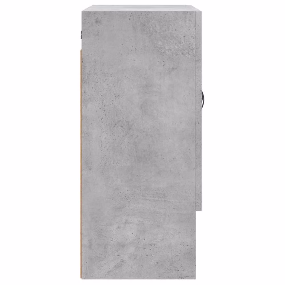 Berkfield Home Wall Mounted Cabinet in Concrete Grey, W/D/H: 60 x 31 x 70 cm – 3