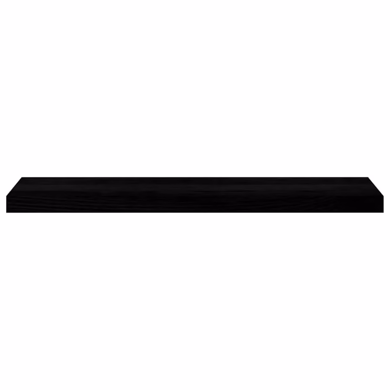 Berkfield Home Solid Oak Wood Window Sills, 2 Pack, Dark Brown, W: 90 cm, D: 20 cm, H: 2 cm