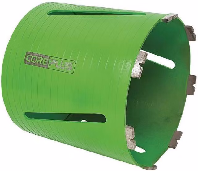 CorePlus DCD162 Diamond Dry Core Drill Bit 162mm, Green