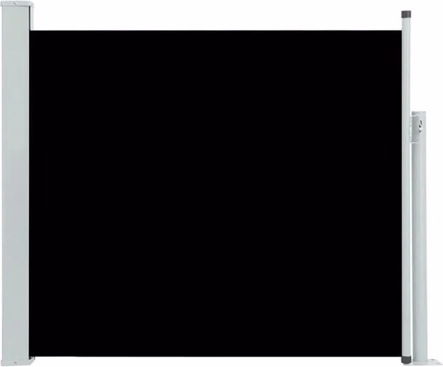 Berkfield Home Patio Retractable Side Awning in Black, W/H: 100 x 300 cm – 1