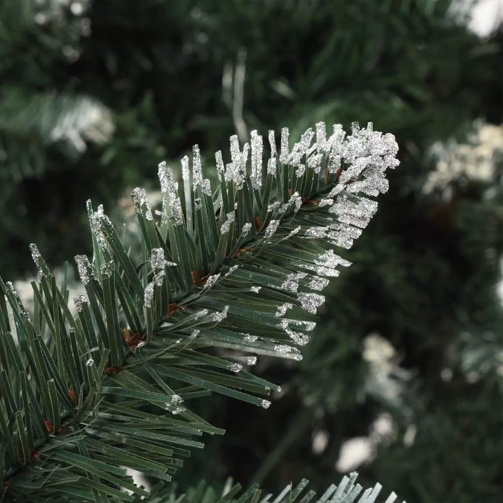Berkfield Home Artificial Pre-lit Green Christmas Tree with Ball Set, Height: 210 cm – 2