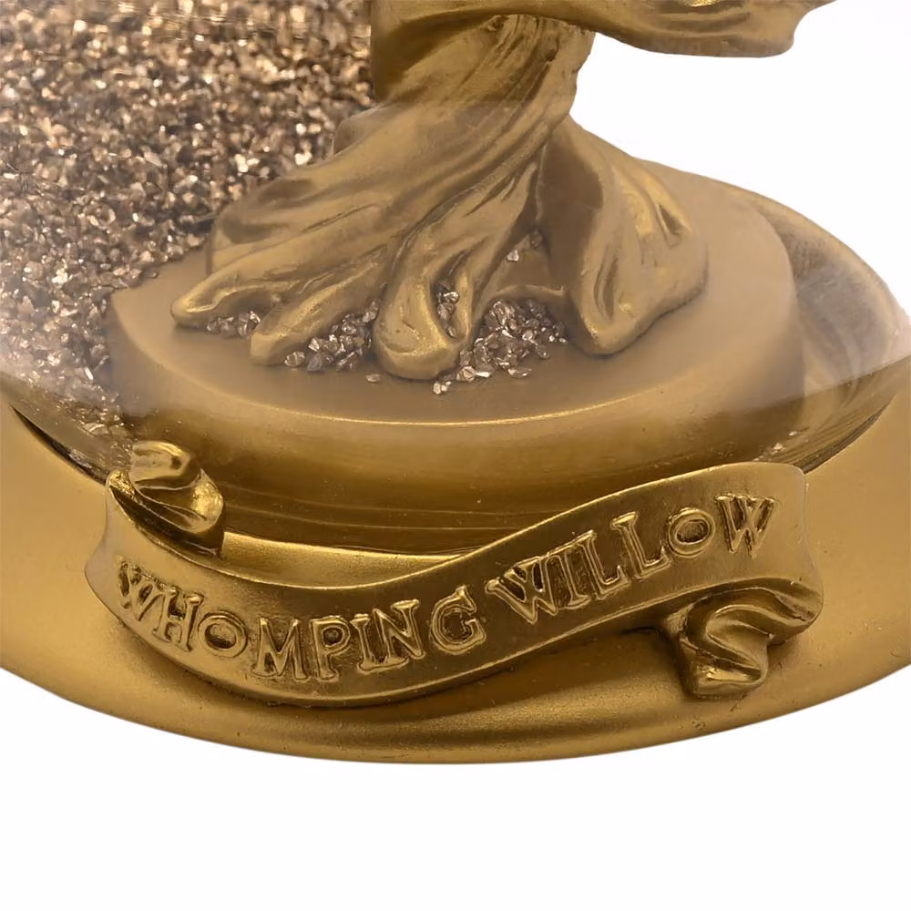 Widdop and Co Warner Bros Harry Potter Alumni LED Collectable Glass Bauble - Whomping Willow in Gold – 3
