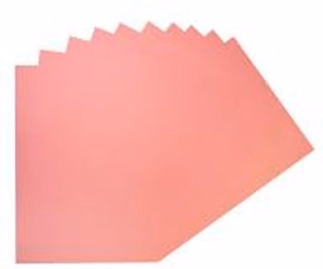 Janrax Pack of 100 A4 Fluorescent Pink Matte Construction Paper Sheets, 75gsm