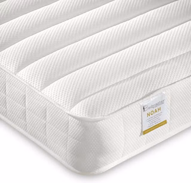 Bedmaster White Hybrid Fabric Mattress W/D/H: 90 x 190 cm