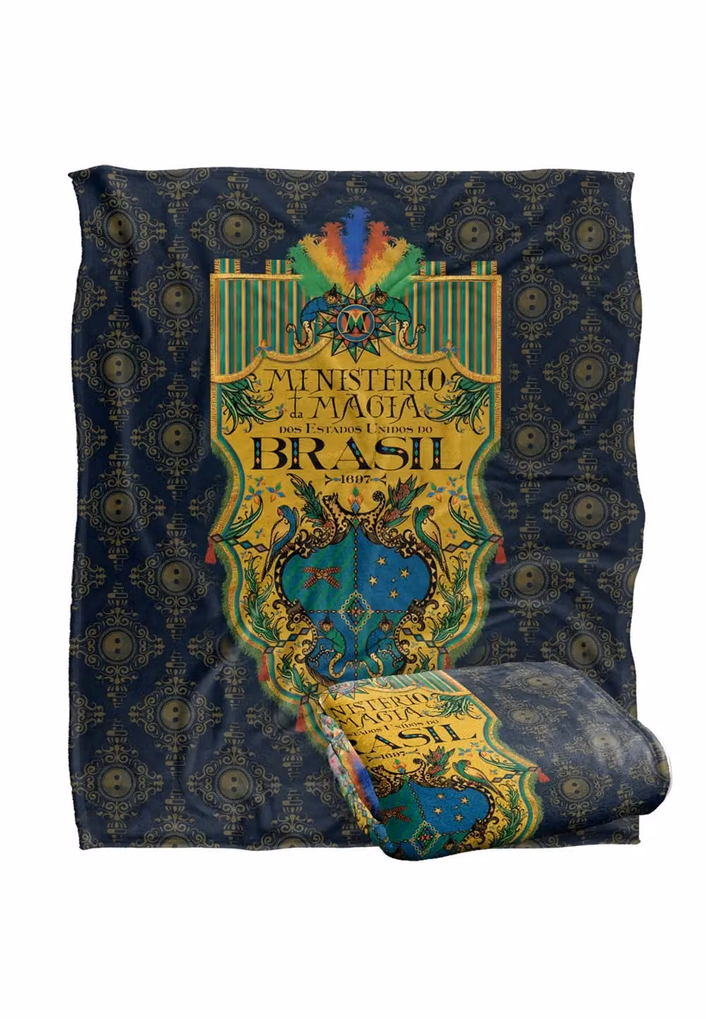Warner Brothers Fantastic Beasts The Secrets Of Dumbledore Officially Licensed Silky Touch Super Soft Throw Blanket, White, W: 152 cm, D: 127 cm – 1