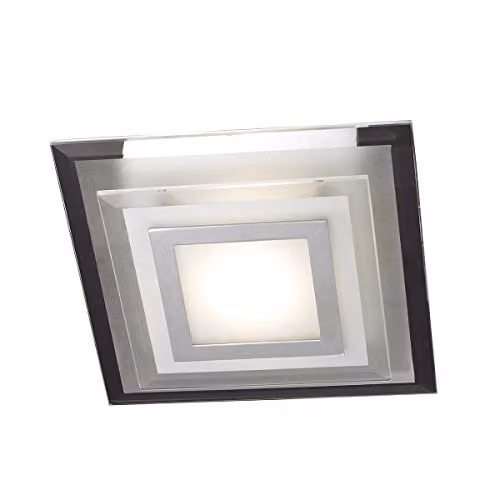 Netlighting Bianca Modern 1 Light LED Flush Ceiling Light, White, 3000K – 1