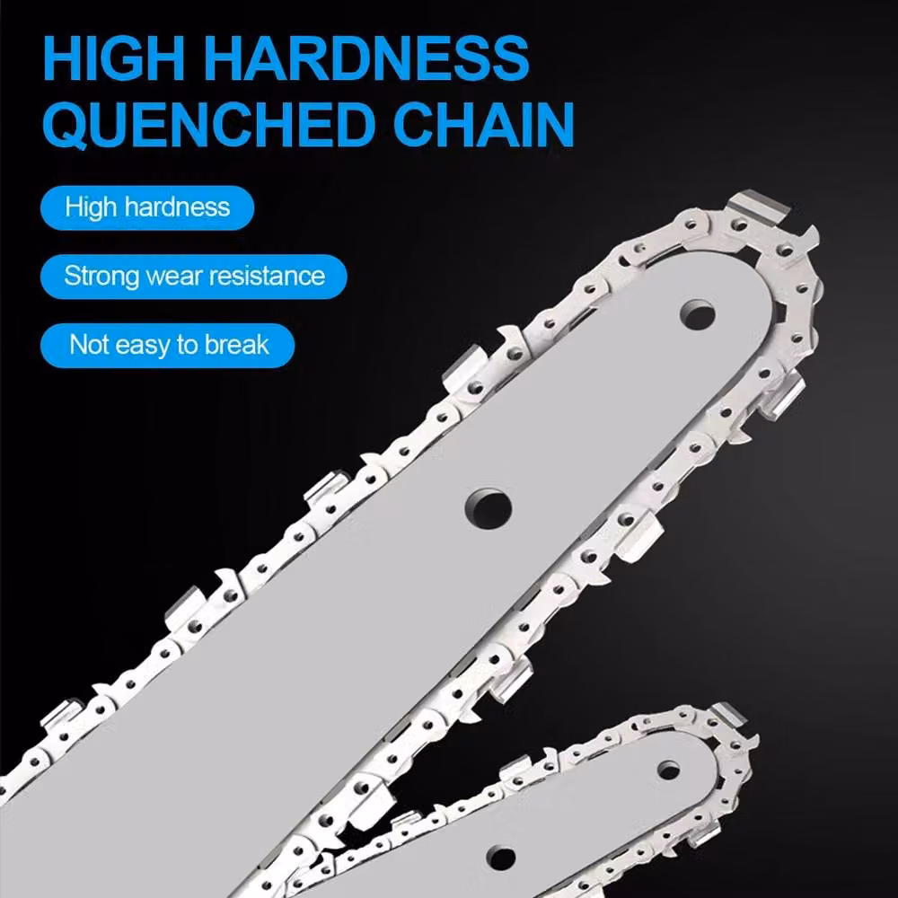 VOGREX Black and Silver Steel Chain Saw Chain for Mini Electric Wood Cutters – 3