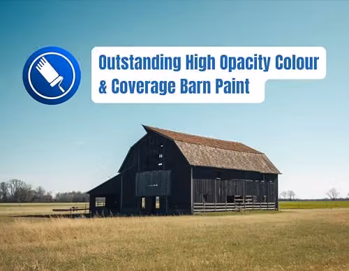 SIRAMICO COATINGS One Coat Ultimate Barn Acrylic Paint, Black, 5 Litres – 6
