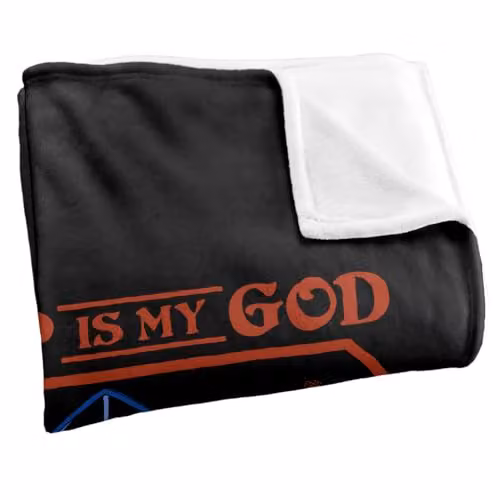 Steven Rhodes Sleep Is My God Super Soft Fleece Throw Blanket, Multicolour, W/D/H: 91 x 147 cm – 6