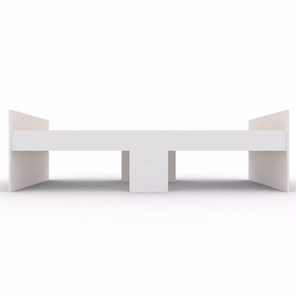 Kidsaw Flash Single Cabin Bed in White, W/D/H: 95 x 196 x 50 cm – 1