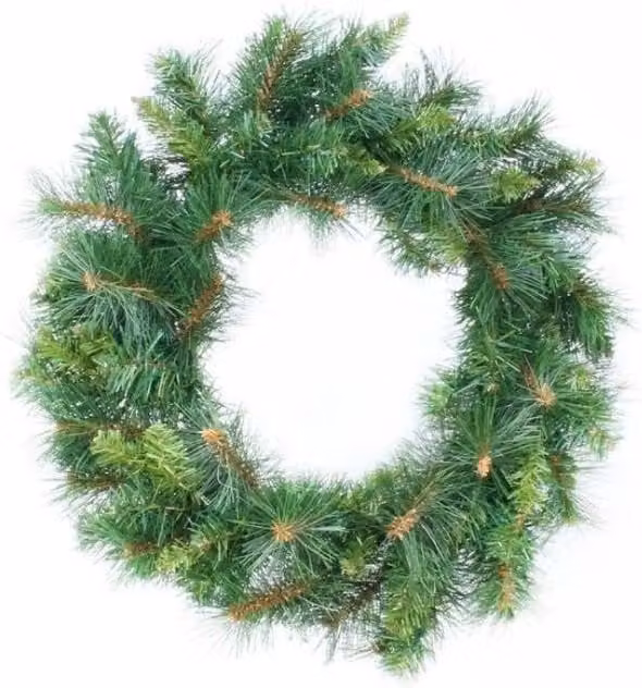 KDMD Imperial Majestic Greenery Wreath in Green, Diameter: 45 cm – 1