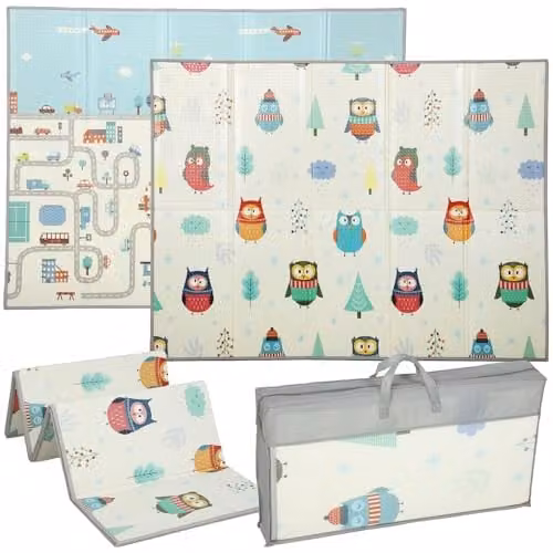 AIYAPLAY Reversible XPE Foam Baby Play Mat, Multicolour, W: 200 cm, D: 150 cm – 1