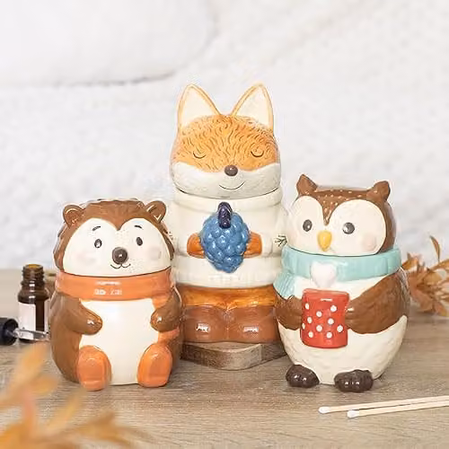 Something Different Hedgehog Oil Burner in Brown – 3