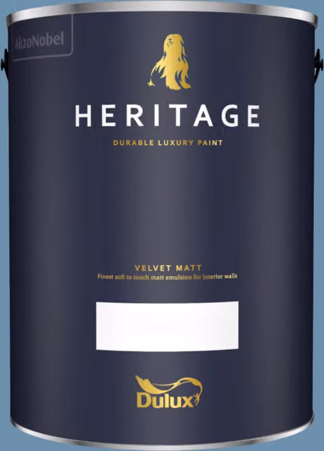 Dulux Trade Heritage Matt Paint in Boathouse Blue, 5 l