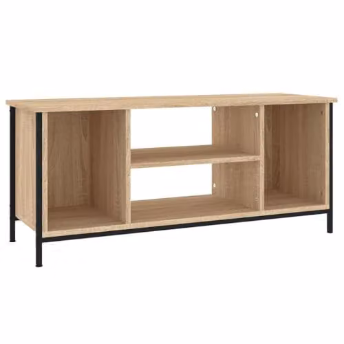 vidaXL TV Cabinet in Sonoma Oak, W: 102 cm, D: 35 cm, H: 45 cm