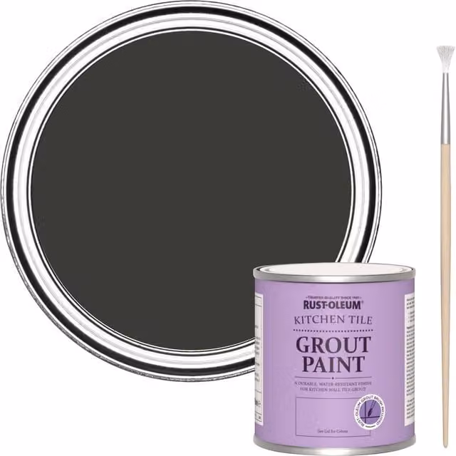 Rust-Oleum Kitchen Grout Paint Dark Magic, 250 ml, Black