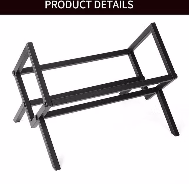 PAWNORA Black Metal Music Record Storage Rack Box – 1