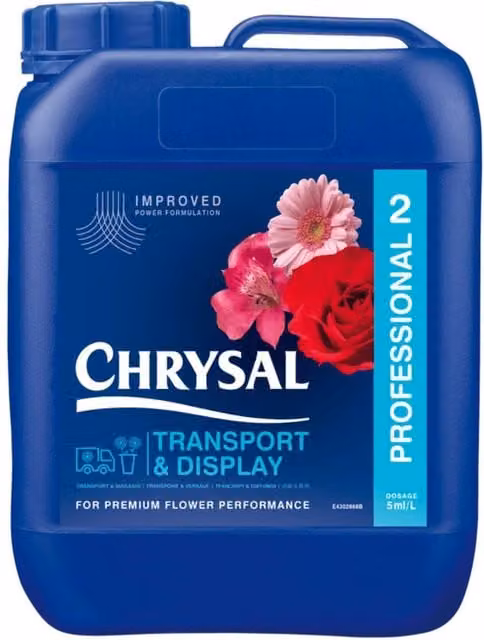 Chrysal Professional 2 Concentrated Cut Flower Food, 10 l, Blue
