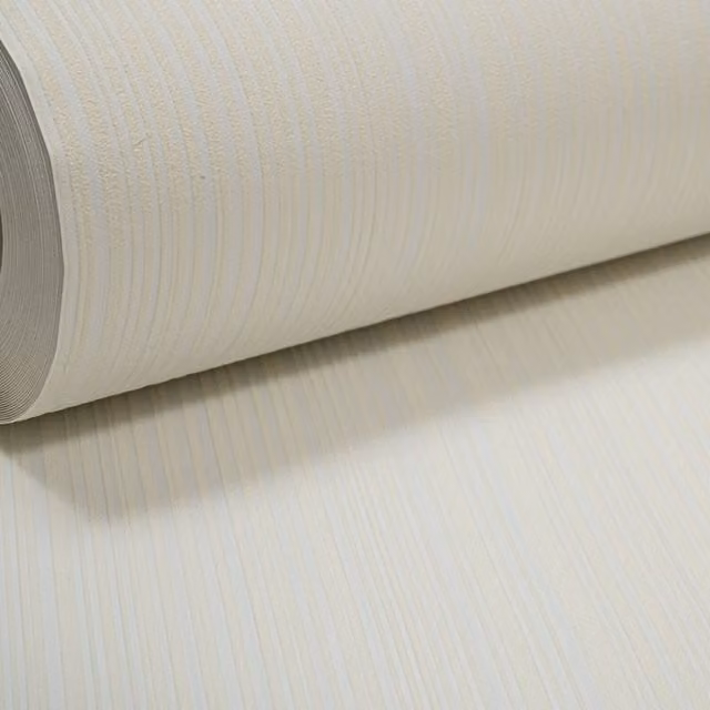 Rasch Non-Woven Striped Textured Wallpaper in White and Grey with Abstract Minimalist Lines