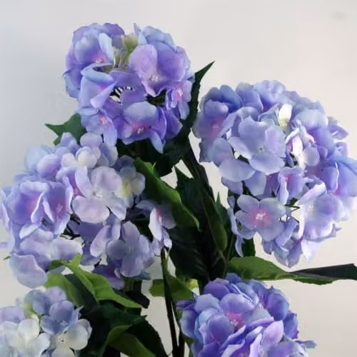 Leaf Design UK Blue Artificial Hydrangea Plant with 200 Flowers, Height: 90 cm – 2