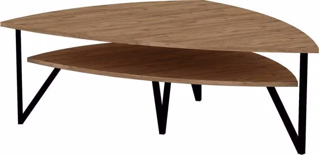 Destina Home Galen Corner TV Stand Entertainment Center in Atlantic Pine