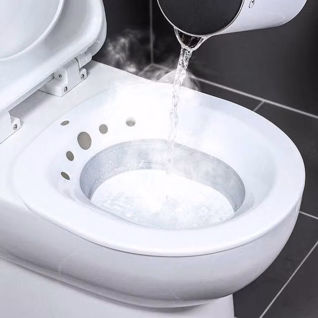 NESTLUNE Portable Foldable Bidet Basin in White