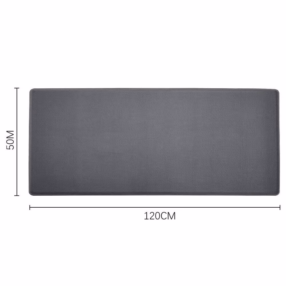 KORVIXA Grey Thick PU Anti-Fatigue Kitchen Mat, W: 100 cm x D: 110 cm – 2