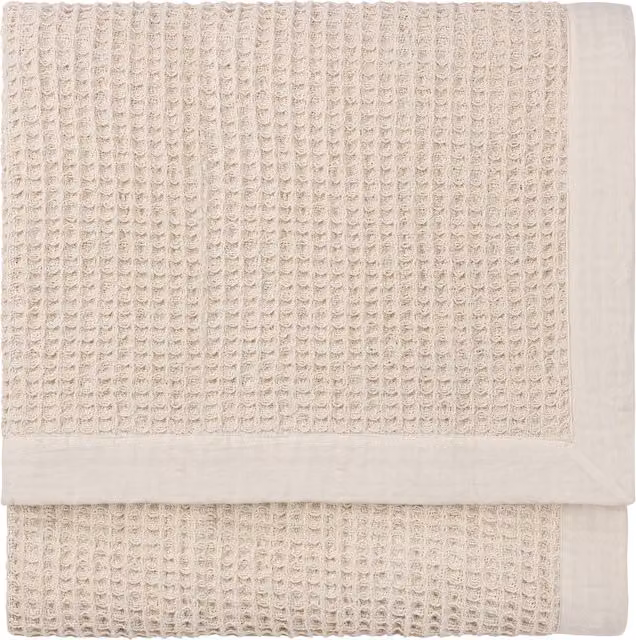Canopy Natural Waffle Pique Cotton Throw