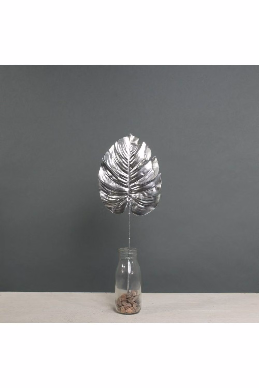 KDMD Silver Metallic Monstera Leaf Small 4 Pack – 2