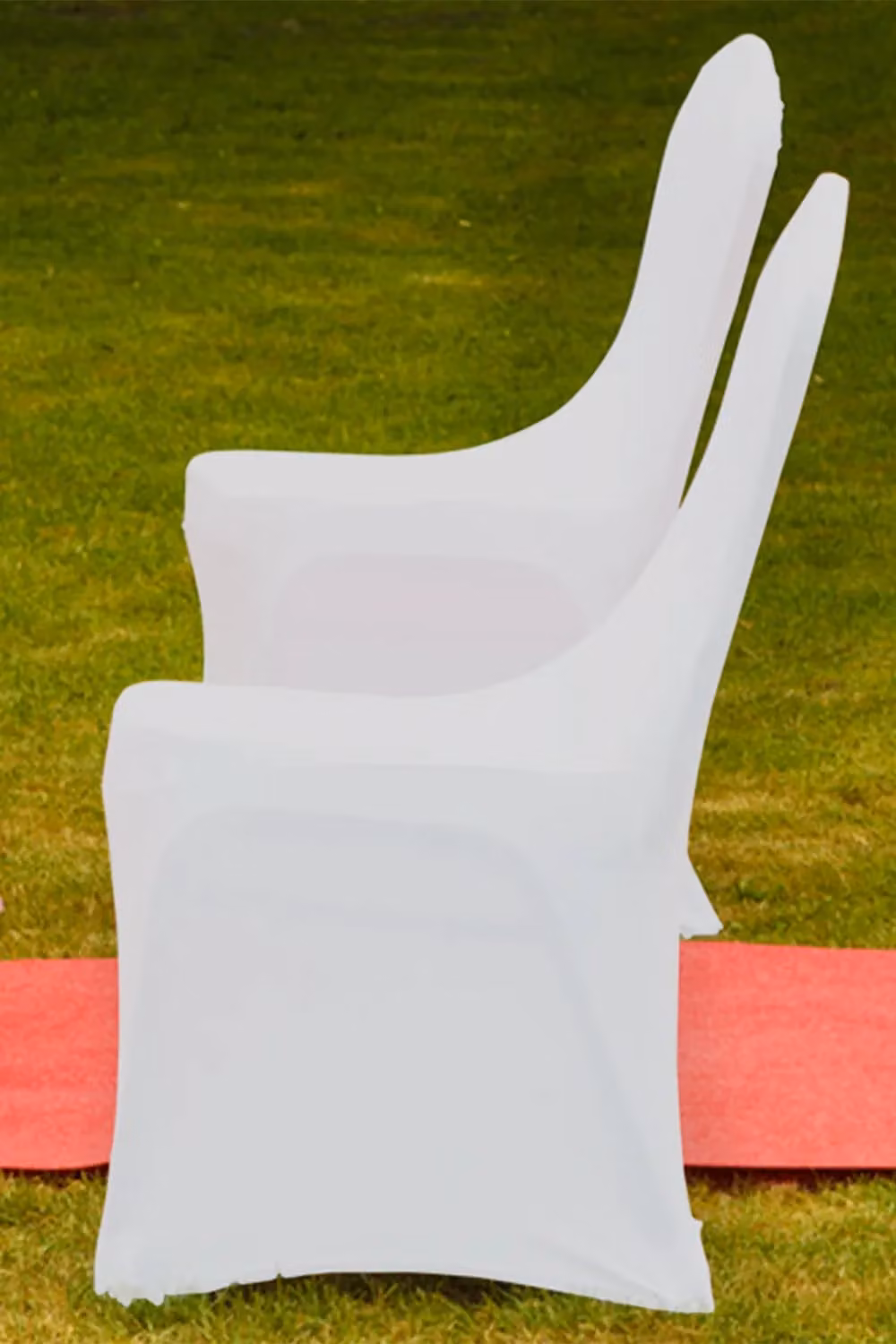 Neel Blue Premium Spandex Dining Chair Cover in Blue and White with Elastic Band, Removable and Washable – 2