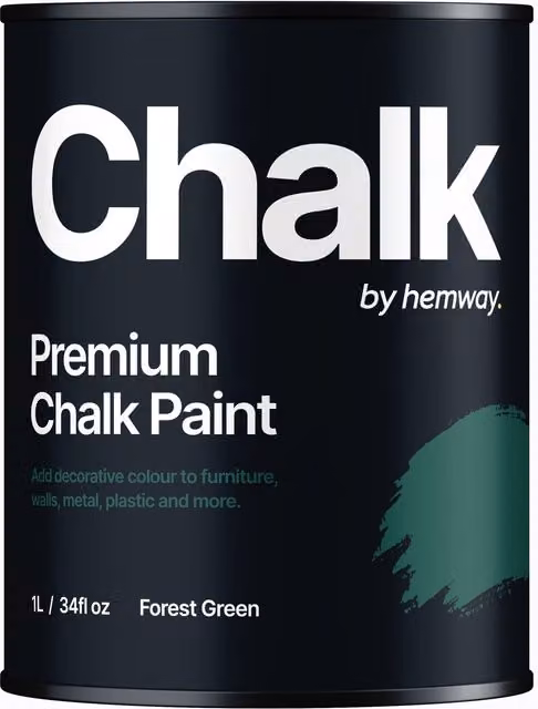 Hemway Chalk Paint Flat Matt Forest Green 1L
