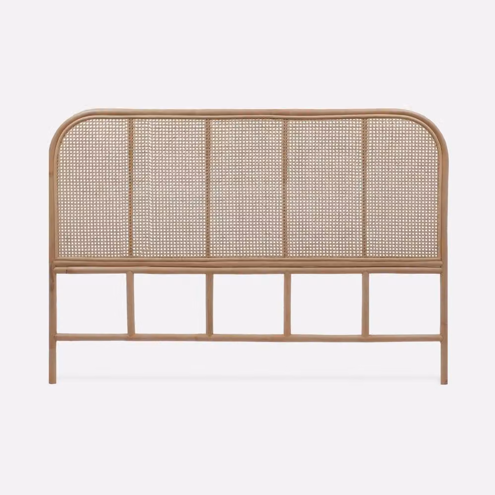 sweeek Natural Rattan Headboard for Queen Bed in Light Brown – 2