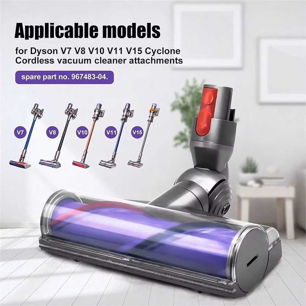 NESTLUNE Motorised Floor Brush Head for Dyson in Grey – 3