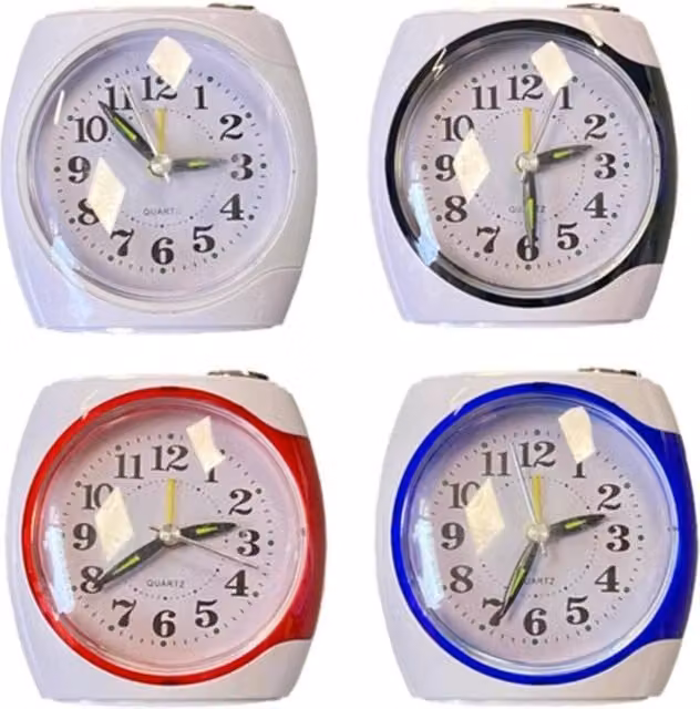 KDMD Compact Retro Analogue Bell Alarm Clock in Multicolour – 1