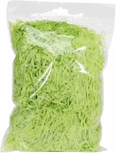 KDMD Lime Green Shredded Tissue Paper, 3 x 100g Packs