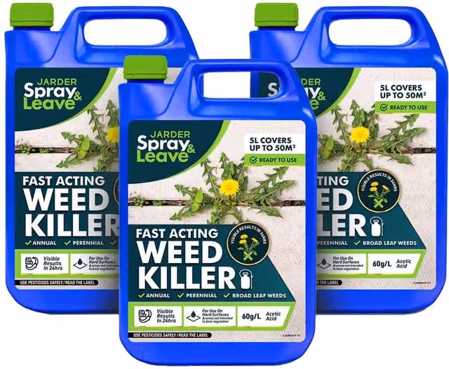 Jarder Fast Acting Weed Killer, 5 l, Blue