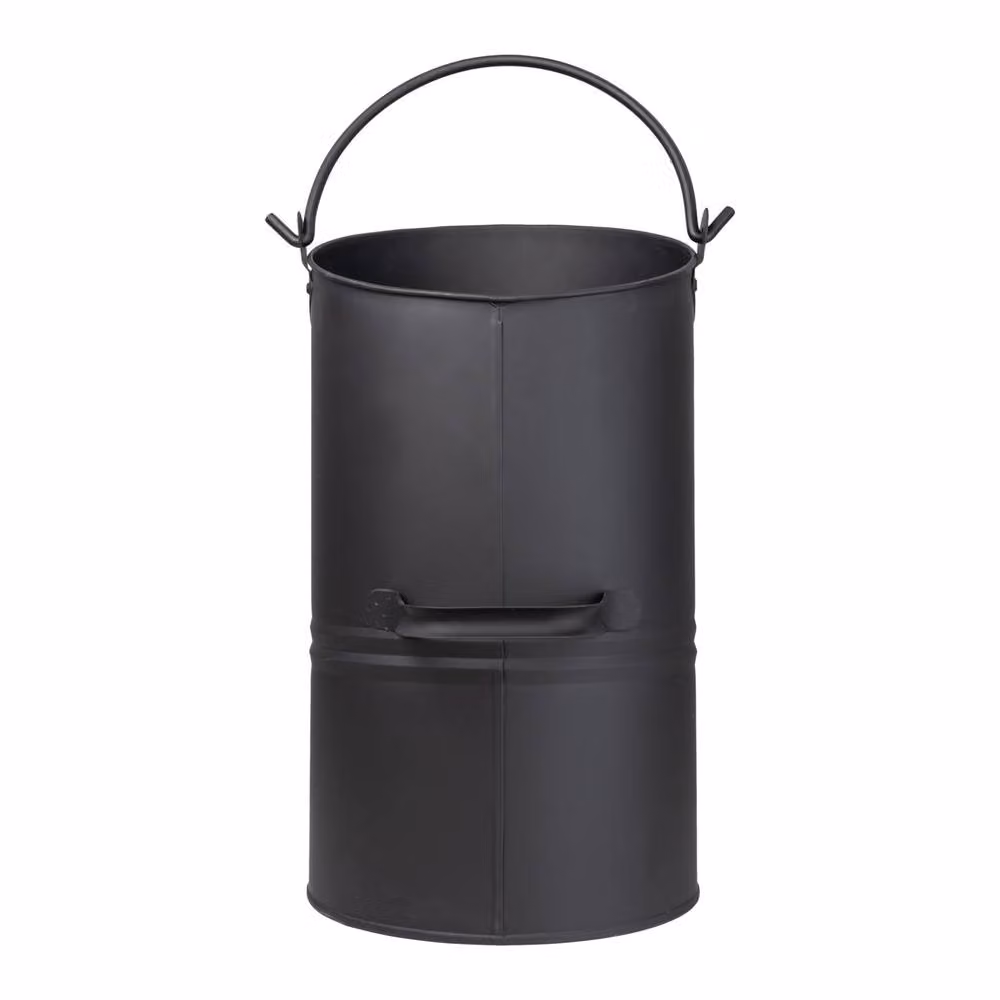 JVL Bromley Coal Hod Bucket for Fireplace and Log Burner, Black – 2