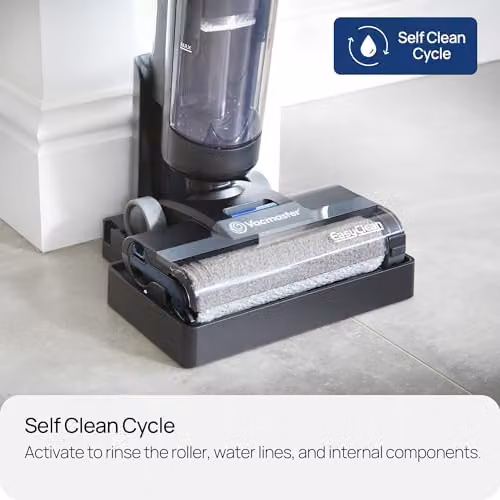Vacmaster EasyClean HSC Blue Cordless All-in-One Wet and Dry Hard Floor Vacuum and Mop with Self-Clean Cycle and LED Display – 4