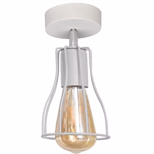 Netlighting Tube Semi Flush Light White