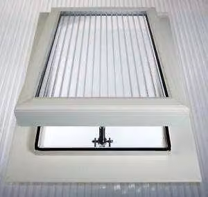 Storm PolyX Roof Vent for 25mm Polycarbonate Sheet in White