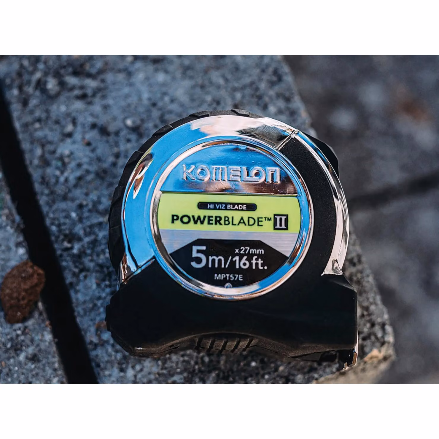 Komelon Powerblade II Pocket Steel Tape Measure, Multicolour – 2